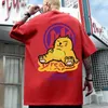 Männer T-shirts China-chic Hip Hop Fett Kurzarm T-shirt Männer Ins Mode Marke Lose Große Übergroße Halb sommer