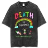 Men's T-Shirts Death Is Coming Y2k Tiki Women's T-shirts for Men Men's Webshop Anime Graphic Printed Short Sleeve T Shirt Woman Free Shipping J240120