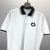 T-shirt da uomo Plus T-shirt polo rotonda taglie forti collo ricamato e stampato abbigliamento estivo in stile polare con puro cotone da strada 31d3