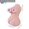 A Half body silicone doll Huan Se Simulation Silicone Solid Doll Non Inflatable Hip Inverted Male Masturbation Device Adult Toy QOUF