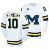 TOP Stitchcustom NCAA Michigan Wolverines Hockey Jersey Mike Knuble Strauss Mann Jack Becker Jimmy Lambert Matty Beniers Kent Johnson Quinn Hughes