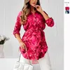 Bluzki damskie jesień i zimowy kolor wysokiej talii prosta rurka moda Moder