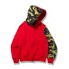 Vestes pour hommes Hommes Camouflage Veste à capuche Camo cardigan Pull Hip Hop sweat à capuche Streetwear Vestes S-3XL JK2218