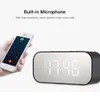 Högtalare Lewinner Multifunktion Wireless Bluetooth -högtalare med klocka Hemma mini LED Display Digital bordsvattenklocka för kontorss sovrum