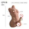 A Half body silicone doll sex toy Adult physical masturbator female half inverted model simulated penis famous male EW51