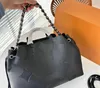 Tote handbag Fashion embossing Bella Mahina Perforated Luxury Designer Drawstring Bag Letter Flower Leather Womens CrossBody Handle Bag