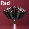 Umbrellas Fully Automatic Umbrella Large For Rain Sun UV Heat Insulation Parasol With Windproof Double Layer Resistant