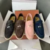 المصممين المصممين الجلود الصيفية لورو سحر الأذواق غير الرسمية المشي moccasins للنساء piana loafer أحذية الرجال الوظيفي الوظيفي