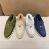 أعلى جودة سحر moccasin فستان أحذية loro fluffy دافئة الشتاء البيانا الرجال tazz hike loafer walk الحذاء مصمم فاخر منخفض أحذية رياضية شقة