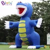 wholesale Personnage de dinosaure de dessin animé de dinosaure animal gonflable de publicité géante extérieure de taille de 6M pour la décoration de zoo de fête d'événement avec le ventilateur de jouets de ventilateur d'air