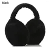 Cycling Caps Adjustable Warmer Foldable Solid Color Earflaps Ear Cover Women Earmuffs