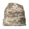 Bérets Desert Digital Camo Skullies Bonnets Casquettes Unisexe Cool Hiver Chaud Tricot Chapeau Adulte Multicam Militaire Camouflage Bonnet Chapeaux