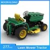 Blocks MOC Building Blocks Lawn Mower Tractor Model DIY Assemble Bricks Educational Creative Display Collection Toys Xmas Gifts 277PCS 240120