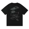Trapstar Tshirt Designer Original Quality Mens Tshirts Fashion Phone Line Printed Short Sleeved For Men And Women Tshirt