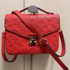 2024 Top Designers Bolsas de Ombro Mulheres Bolsa de Couro Oxidante POCHETTE Elegante Bolsa Mensageiro Luxo Crossbody Bolsas de Compras Tote