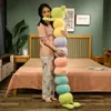 85/110 centimetri nato Del Bambino Carino Rana Volpe Peluche Comfort Bambini Che Dormono Cuscino Kawaii Lungo Cuscino Per La Ragazza Cibo bambola Animale 240118