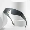 Солнцезащитные очки 2000 -х годов Эстетика Y2K Солнцезащитные очки для мужских интегральных спортивных солнцезащитных очков для женских ретро -оберщенных теневых модных панк Gogglesl240403