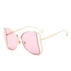 Sunglasses Fashion Model Ocean Yellow Square Sunglasses Women Luxury Brand Oversized Shades Pearl Chic Sun Glasses For Female Men Oculos YQ240120