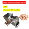 Double Row Egg Washing Machine Egg Washer 4000pcs/h Egg Cleaning Machinery Equipment