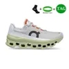 On Cloudmonter Runda Shoes Men na Monster Lightweight Sneakers trening i krzyżowe białe popiół zielone męskie trenerzy na zewnątrz