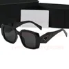 Óculos de sol quadrados feminino Retângulo Designer de marca Linea Rossa óculos de sol masculino Retro preto Lente Driving Pesca Oculos UV400 Symbole Sunglasses com o logotipo do triângulo 23