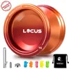 Yoyo V6 LOCUS réactif Yoyo pour débutant professionnel en alliage d'aluminium Yoyo retrait roulement sac à outils 5 cordes Yoyo