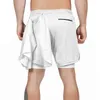 Heißer 2023 2 in 1 Laufhose Männer Doppel-deck Sport Gym Shorts Fitness Kurzen Hosen Workout Shorts Männer sportswear Bodybuilding