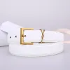 Ceinture pour femmes en cuir véritable 3cm largeur hommes ceintures de créateur boucle S cnosme femmes ceinture Cintura Ceintures mode or Needle2587