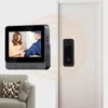 Campainhas 2.4G WiFi Vídeo Campainha Câmera 4.3 Polegadas Tela IPS Home Security Smart Door Bell Intercom 1000mAh