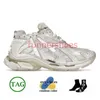 2024 Womens Mens Top Og Luxury Track Runners 7.0 Black White Pink Foam Designer Casual Shoes Vintage Runner 7 Platform Trainers Mesh Nylon Silver Pink Sneakers