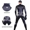 Men's Tracksuits Manservant Shiny Leather PU All-Inclusive Bodysuits Faux Jumpsuits Servant Tights Zentai Cosplay Footman Stage Shapewear