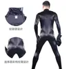 Heren Trainingspakken Manservant Glanzend leer PU All-inclusive bodysuits Nep jumpsuits Servant Panty's Zentai Cosplay Footman Stadium Shapewear