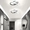 Luci a soffitto design a spirale LEGGIO MODERNO LEGGIO 22W Apparecchi di illuminazione 3000K-6000K per corridoio cucina da letto da letto soggiorno