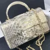 Sac de créateur 10A porte-fourrelle portefeuille sac à bandoulière Crossbodybody Python 20cm épaule crossbodybag à main classique Fashion Retro Retro Sac Replique multicolore Original B1