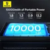 Handy-Powerbanks Baseus 22,5 W Power Bank 10000 mAh mit zwei integrierten Kabeln PD-Schnellladung für iPhone 15 Pro Max Laden Sie 4 Geräte gleichzeitig auf