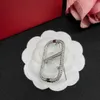 spille broche di lusso spilla di design per donna uomo v lettera spille Spille placcato oro 18 carati diamante intarsiato Broche di perle gioielli da uomo firmati per regalo di festa