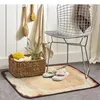 Tapis Style moderne Simple anneau mince paillasson antidérapant absorbant maison couloir tapis 80cm 120cm