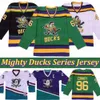 Mighty Ducks Movie Gordon Bombay 96 Charlie Conway 99 Adam Banks Greg Goldberg 44 Fulton Reed Hockey Jersey 8969 2670 3471