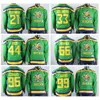 Maglia Mighty Ducks 21 Portman 33 Goldberg 44 Reed 96 Conway 99 Banks 66 Bombay Maglie uomo Hocke su ghiaccio ricamate Ed 8759 4896