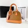 Designer Alma BB Collection Umhängetaschen Markenlogo Geprägter abnehmbarer verstellbarer Riemen Umhängetaschen aus genarbtem Leder Handtaschen Luxus Shell Lady Geldbörsen dhgate