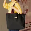 Shoppingväskor väska dragsko miljövänlig stormarknad korg vikbar bärbar handväska mode vattentät axel