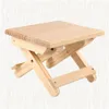 Chaises de bébé 1PC Taboret pliable en bois Tabouret pliant Chaise de pêche en plein air Petit pour une utilisation intérieure Jaune clair Drop Livraison Accueil G Dhlp9