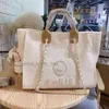Designer Classic Evening Bags Luxury Handbag Fashion Pearl Brand Label Backpack Womens Beach Handbags Purse Women Canvas Hand Bag Ladies M5