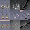 Dangle Earrings Love Heart Men Accessories in