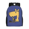 Backpack Coo Funny Horse Playing Chess Travel Men Women School Computer Bookbag Board Game Lover College Student Daypack Bags