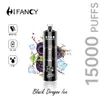 Vapes all'ingrosso New Puff HIfancy 15000 16000 Puff 2% 5% Vape usa e getta 750mah Batteria ricaricabile Baccelli preriempiti da 26 ml Kit di vapori Sigaretta elettronica Vapes Bar