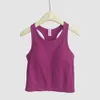 Lu Align Lemon Yoga EBB Colete Esportivo Esporte Feminino Jaqueta Forma Regata Fitness Camisa Sem Mangas Sutiã Primavera e Verão com Almofada no Peito LL Lu Jogger Colete