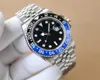Högkvalitativ keramisk ringklocka Luxury Watch 2836/3186/3285 Sapphire Waterproof Watch Mens Watch Sports Watch Batman Watch Movement Watches