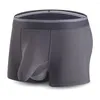 Calzoncillos Transpirable Elefante Nariz Boxer Shorts Secado rápido Cómodo Bulge Bolsa Plana Esquina Pantalones Cuatro