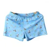 Mutande da uomo sexy boxer piatti ghiaccio boxer senza cuciture slip custodia intimo pantaloncini per ragazzi costume da bagno 2024